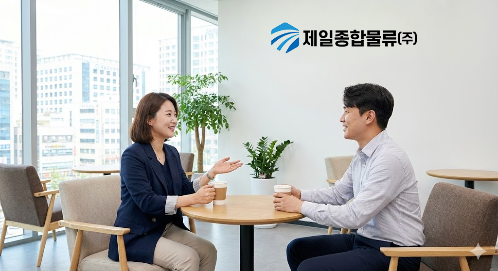 편안한 분위기에서 상담을 진행하는 모습